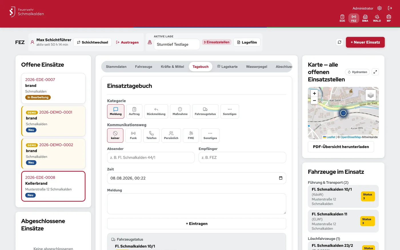 Motiv 2 aus dem Auftritt von Stadtfeuerwehr in Thüringen
