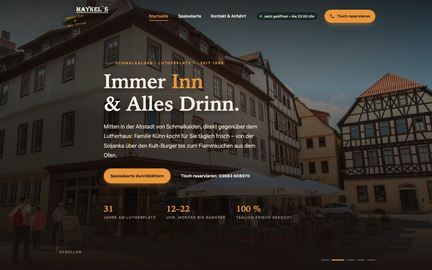 Motiv 1 aus dem Auftritt von MAYKEL'S – Immer Inn & Alles Drinn, Schmalkalden