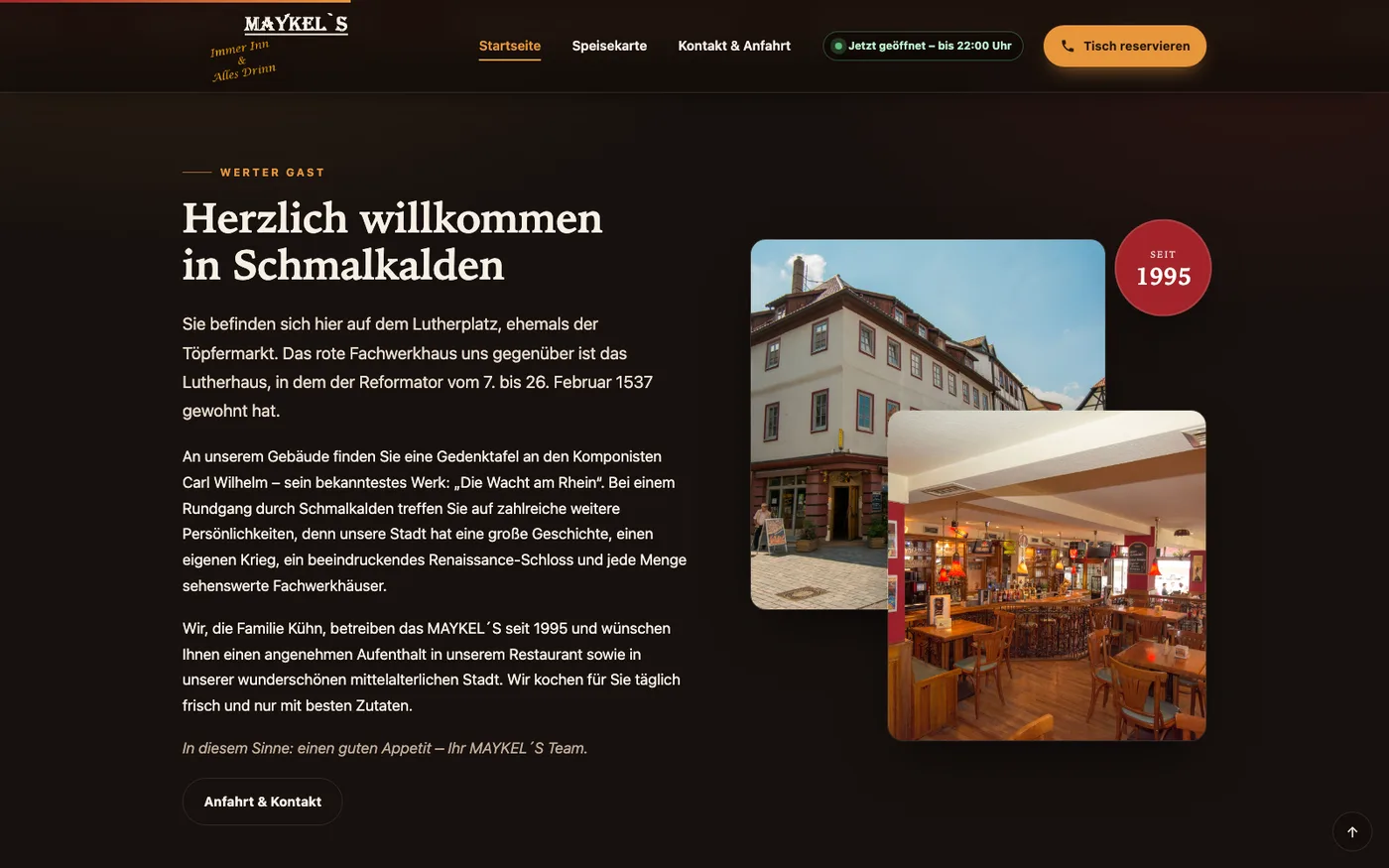 Motiv 2 aus dem Auftritt von MAYKEL'S – Immer Inn & Alles Drinn, Schmalkalden