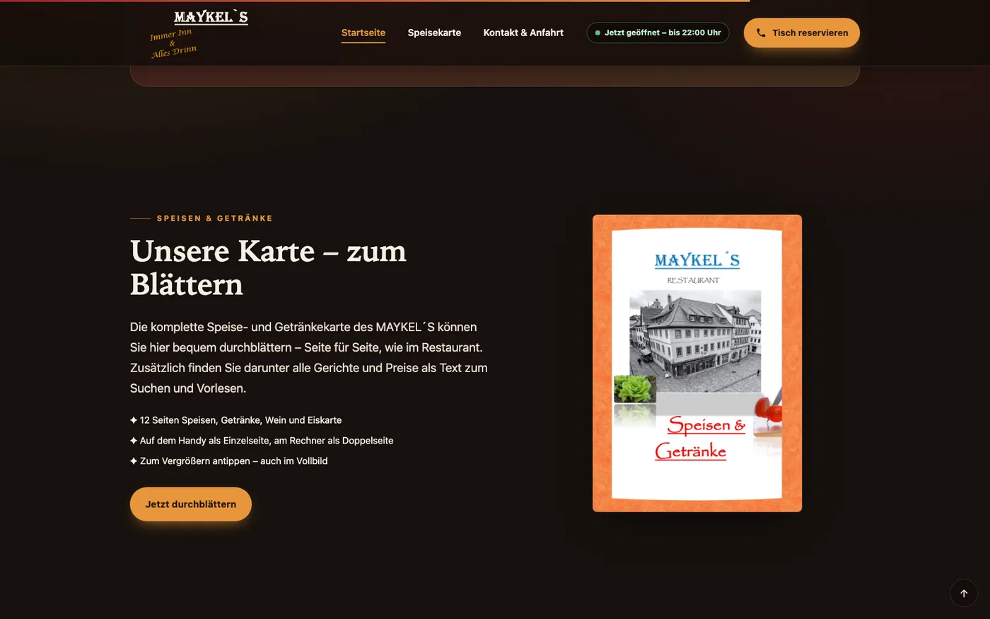 Motiv 4 aus dem Auftritt von MAYKEL'S – Immer Inn & Alles Drinn, Schmalkalden