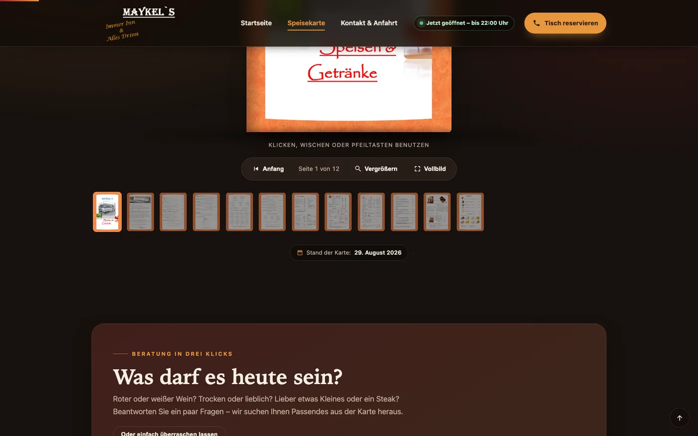 Motiv 6 aus dem Auftritt von MAYKEL'S – Immer Inn & Alles Drinn, Schmalkalden