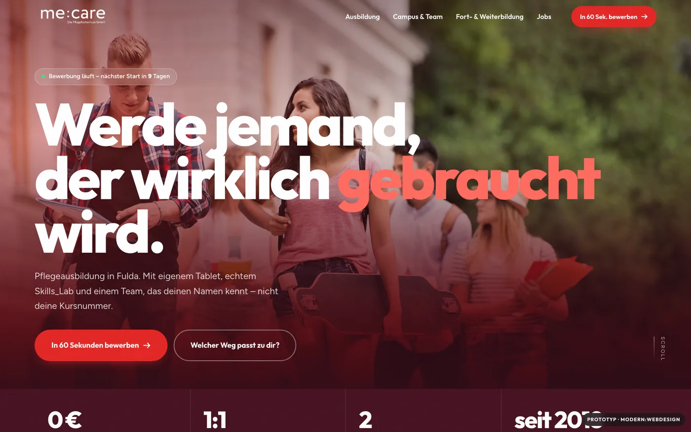 Motiv 1 aus dem Auftritt von me:care – Die Pflegefachschule, Fulda