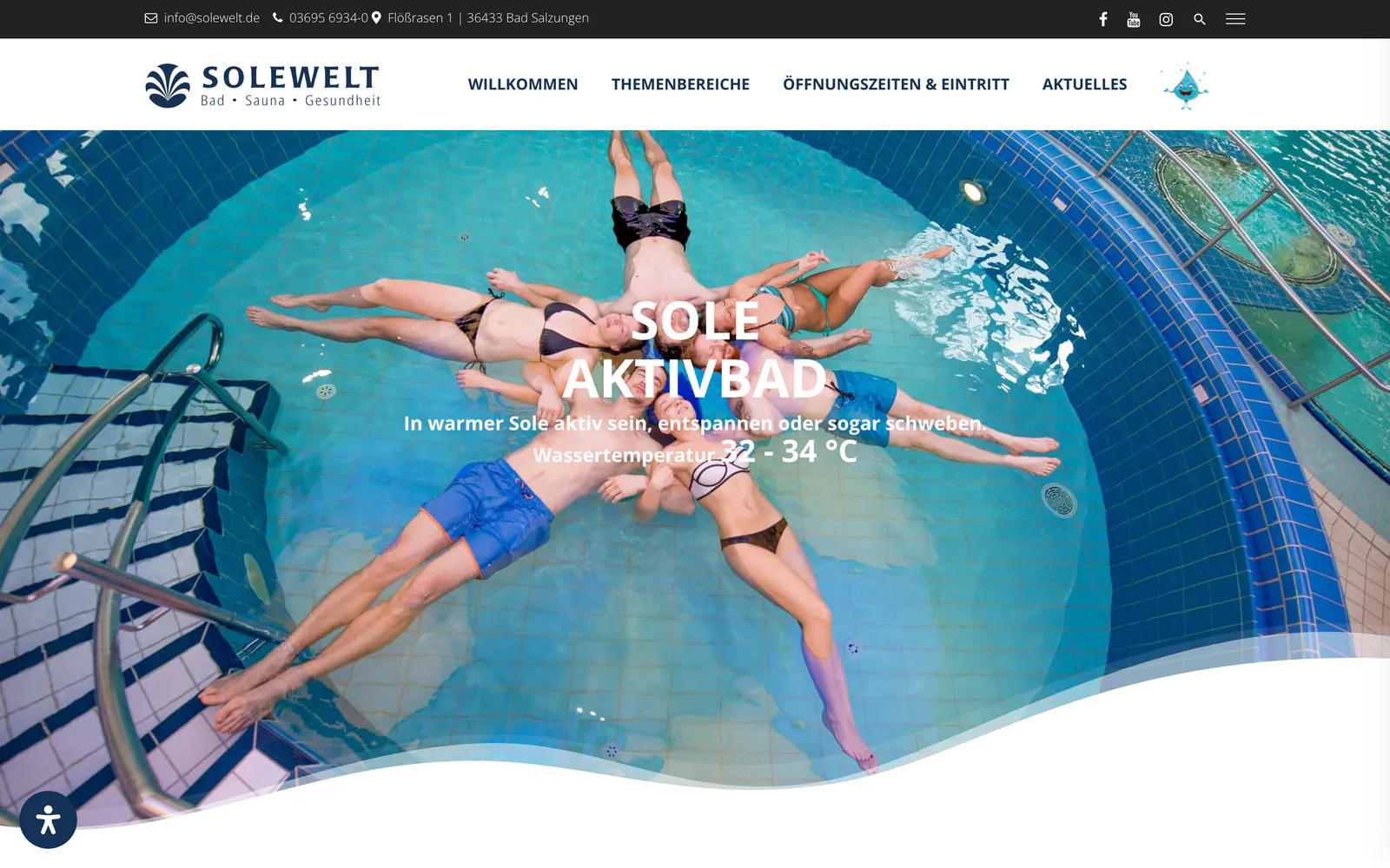 Startseite von SOLEWELT Bad Salzungen