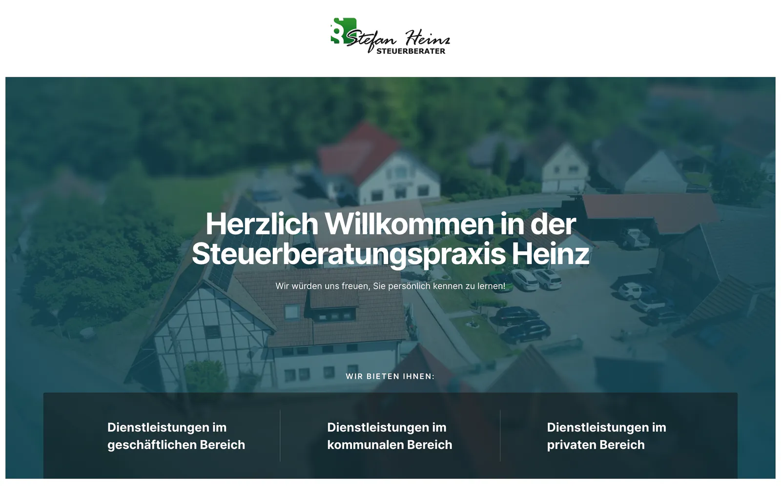 Startseite von Steuerberatungspraxis Stefan Heinz